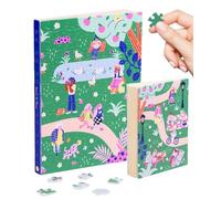 PieceRelax Puzzle Journal for Adults - Marie Boiseau - Peace by Piece Unique A5 Book Cover Puzzles Gift & Home Décor with Plastic Jigsaw Puzzle Artwork for Notebook [YA1075]