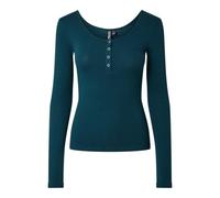 Pieces A/S Women's Pckitte Ls Top Noos Bc Long Sleeve, Reflecting Pond, XS