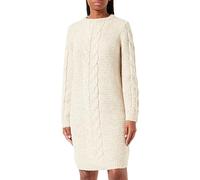 Pieces A/S Women's Pcnina LS O-Neck Knit Dress Noos Bc, Birch, XS
