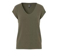 Pieces Billo Lurex Stripes Short Sleeve T-shirt M