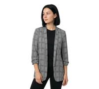 PIECES Women's Pcbosella 3/4 Printed Blazer Noos, Black/AOP: Check, 12