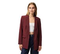 PIECES Pcbozzy LS Loose Striped Blazer Noos BC, Tawny Port, L