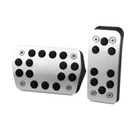 Pieces Car Brake Foot For Focus 2 3 4 MK2 MK3 MK4 2005 2006-2017 Clutch Gas Brake Pedal Set Pads Stainless Car Pedals Covers Car Pedal(Black ST AT No Rest)