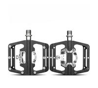 Pieces Car Brake Foot For SPD System MTB Road Bike Pedals Anti-slip Bearing Cycling Accessories Car Pedal(084 Black 3 bearings)