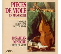 Pièces de viole en manuscrit