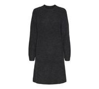 PIECES Women's Pcellen LS O-Neck Knit Dress Noos Bc, Dark Grey Blend, S
