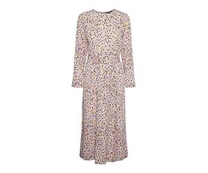 PIECES Female Maxi Dress PCBERNICE, Papaya/AOP: Graphic, M