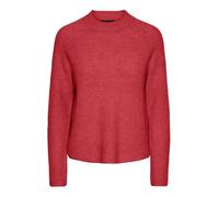 PIECES Female Ribbed Pullover, Bittersweet, L