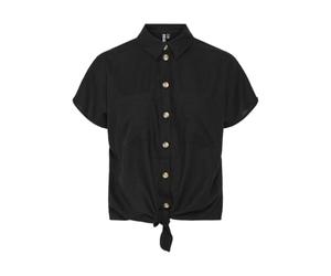 PIECES Female Short-Sleeved Shirt PCPIA, Black, M