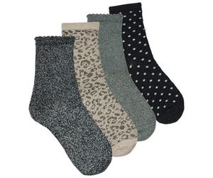 Pieces High socks PCSEBBY GLITTER LONG X4 in Multicolour One size