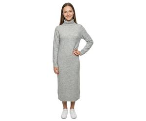 Pieces Juliana Long Sleeve Dress Grey M Woman