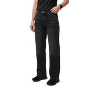 Pieces Kate Bl Straight Fit High Waist Jeans Black 32 / 32 Woman