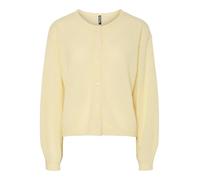 PIECES Pcida LS O-Neck Knit Cardigan Pwp Mm, French Vanilla, XXL