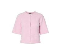 Pieces Womens Pcsilly SS O-Neck Knit Cardigan Noos Bc, Roseate Spoonbill, L UK