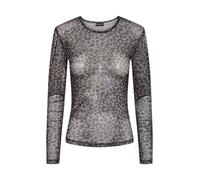 Pieces - Leopard Mesh Top - S