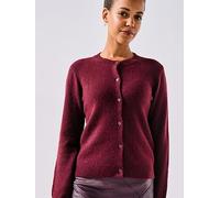 PIECES Long Sleeve Knit Cardigan, Red, Size Xs, Women Red