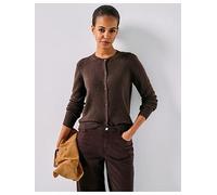 PIECES Malou Long Sleeve Knit Cardigan, Brown, Size Xs, Women Brown