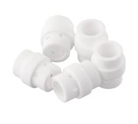 Pieces MB 24KD MIG Welding Torch Gas Diffuser, Ceramic Nozzle Tip Compatible with Abicor Style 24 Series, 250A Mig Accessory for Industrial Welding Supply