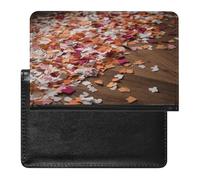 Pieces of Paper on The Ground Passport Holder Passport Wallet Document Organizer Protector PU Leather Card Slot Travel Accessories