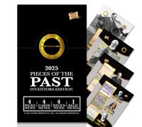 Pieces of the Past 2025 Inventors Edition: 4 relic Hits Featuring Inventors Like Edison and Tesla, with Chances for Rare Rainbow Cards, Original Handwriting, patents, and Even 1/1s or Signed Items!