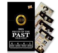Pieces of the Past 2025 Wild West Edition- 4 Relics Per Box, Authentic Western Relics, Rainbow Parallels & 1/1s, Original Handwriting, Cut Signatures, Clothing, Gear, and Vintage Documents