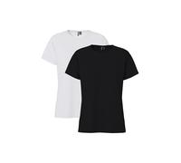 Pieces Pcamira SS Tee 2-Pack Noos BC, Black, XL