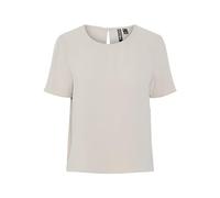 PIECES Pcanna SS O-Neck Top Noos Bc, Silver Gray, M