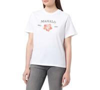 PIECES PCBANDA SS Tee BC SWW BC, Bright White/Print: Mahalo, S