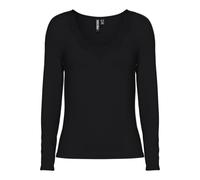 Pieces Pcbarbera Ls Lace Top JRS Noos Bc Women's, Black, XXS