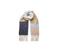 PIECES Women's Pcbea Long Scarf Noos Bc, Airy Blue/Detail:Colour Blocking, One Size
