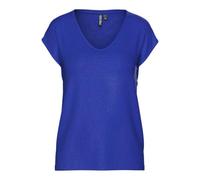 PIECES Pcbillo Tee Lurex Stripes JRS Noos Bc, Bluing, L