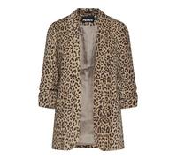 Pieces Boss 3/4 Printed Blazer Brown S Women
