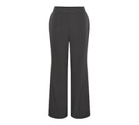 Bestseller A/S Women's PCBOZZY HW Wide Striped Pants NOOS BC, Magnet/AOP: Pinstripe, L