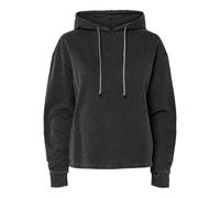 PIECES Pcchilli Ls Washed Sweat Hoodie Noos Bc, black, XL