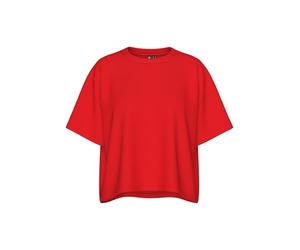 PIECES Pcchilli Summer 2/4 Loose Sweat Noos Bc, Red (poppy red), XL