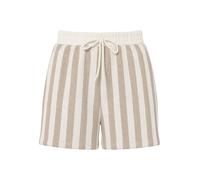 PIECES Pcchilli Summer Hw Shorts Stripe Noos BC, Silver Mink, XS