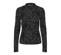 PIECES PCFANIA Female Top with Long Sleeves, Black, S