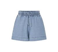 PIECES Pcflora Hw Denim Shorts, Light Blue (Light Blue Denim), S
