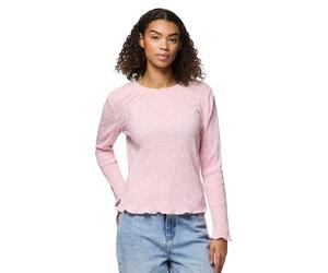 Pieces Pcflora LS Top Noos Bc Women's, Roseate Spoonbill, L