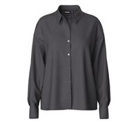 PIECES Women's Pcfranan Ls Shirt Noos Bc Long Sleeve Blouse, Magnet, M