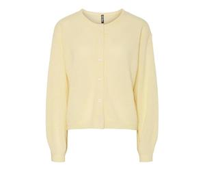 PIECES Pcida LS O-Neck Knit Cardigan Pwp Mm, French Vanilla, XXL