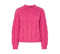 PIECES Pcjia LS O-Neck Knit Bc, Beetroot Purple, L