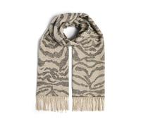 PIECES Women's Pcjira Scarf Noos, White Pepper/AOP: Tiger, One Size