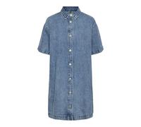 PIECES PCKATE Female Denim Dress, Light Blue (Light Blue Denim), S