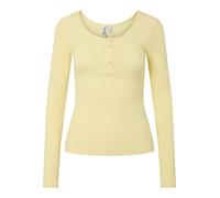 PIECES PCKITTE Female Top with Long Sleeves French Vanilla