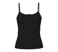 PIECES Pcmarie Singlet Poin Top JRS Noos Bc, Black, XL