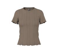 PIECES Pcmarie SS O-Neck Poin Top JRS Noos Bc, Morel., S