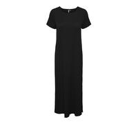 PIECES Women's Pcmeggi SS Loose Midi Dress, Black, XS