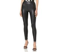 PIECES Pcnew Women's Shiny Hw Noos Leggings, Black, S-M