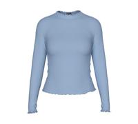 PIECES Pcnicca Ls Top Noos, Cashmere Blue, Large